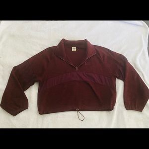 PINK quarter zip pullover